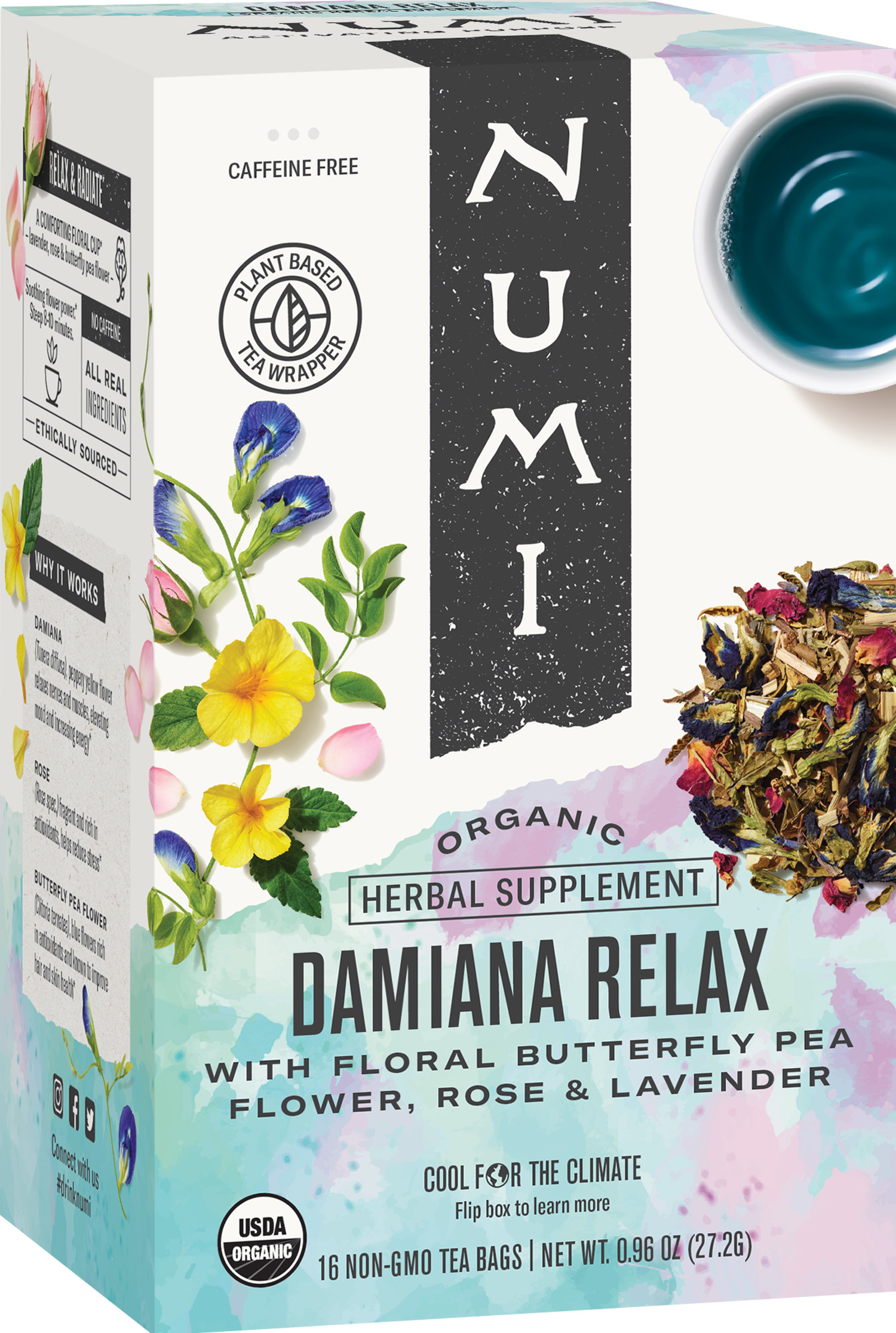 Numi Organic Damiana Relax Tea