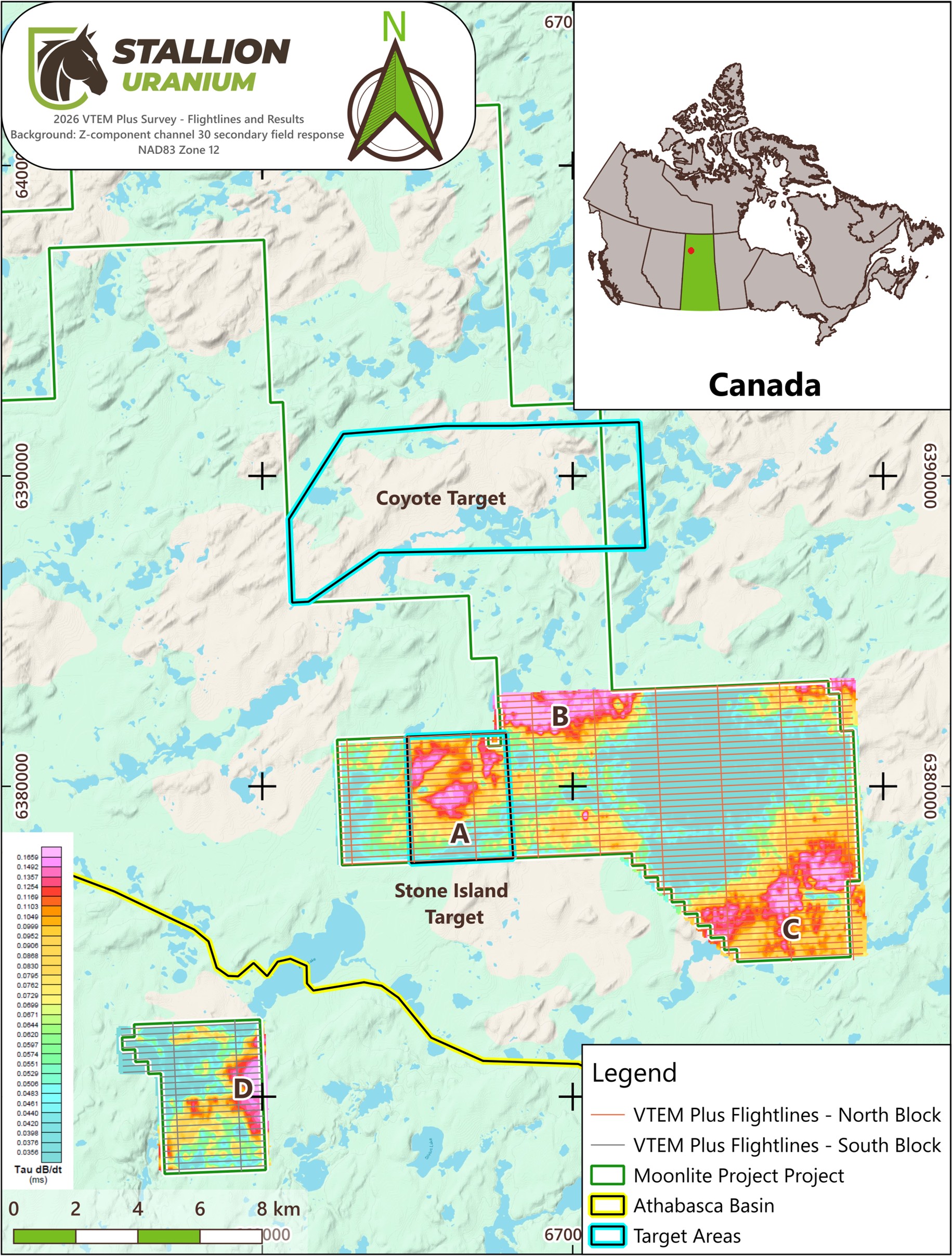 Full Coverage of VTEM Survey Area