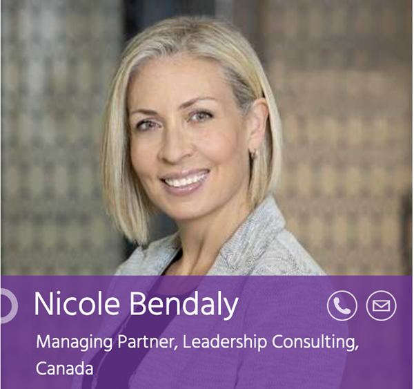 Nicole Bendaly, Managing Partner, Leadership Consulting