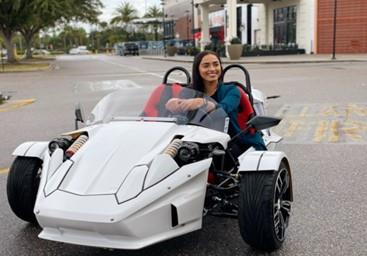 SilverLight electric reverse-trike vehicles and electric mopeds