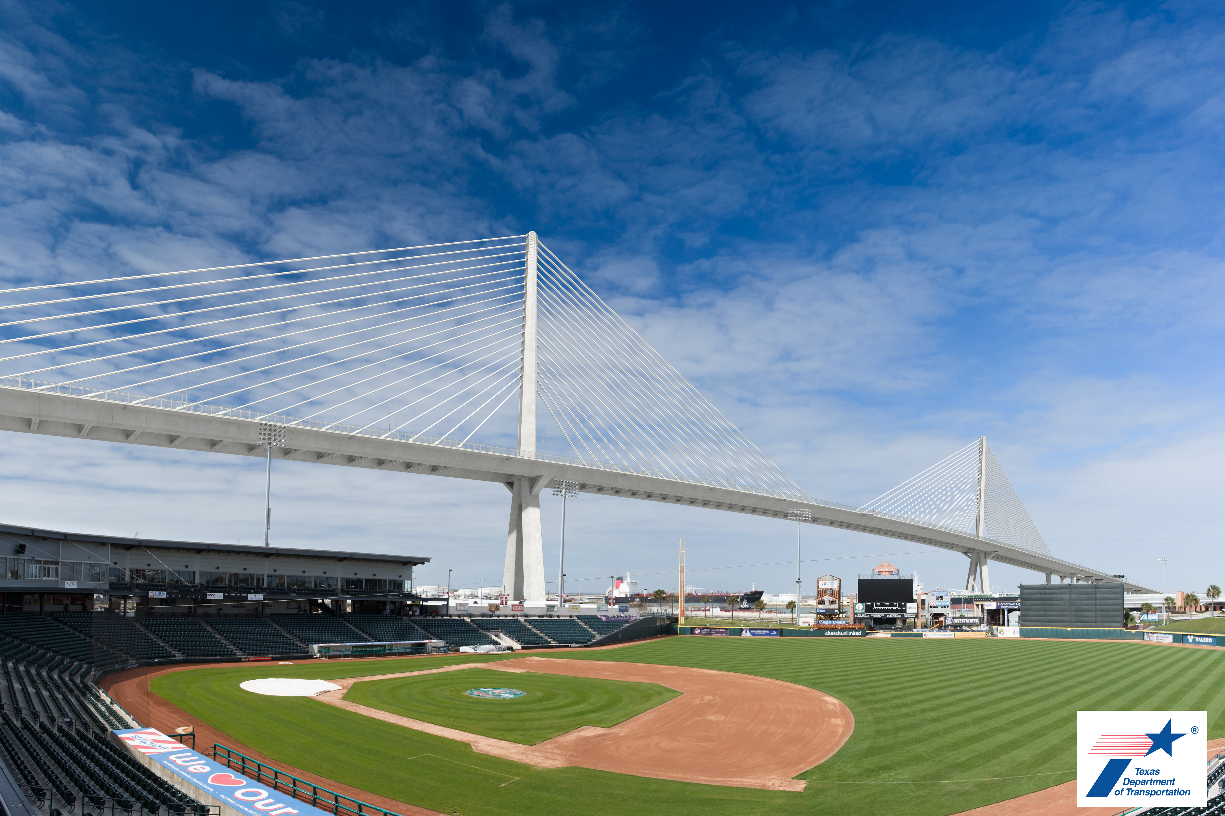 Artist rendering of the completed Harbor Bridge