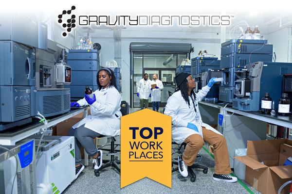 GRAVITY DIAGNOSTICS NAMED A WINNER OF THE GREATER CINCINNATI AND NORTHERN KENTUCKY TOP WORKPLACES 2023 AWARD BY ENQUIRER MEDIA  