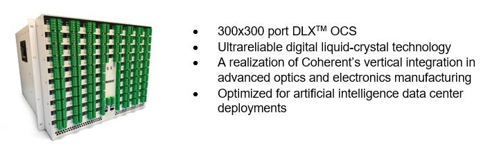 Coherent Datacenter Lightwave Cross-Connect (DLX)