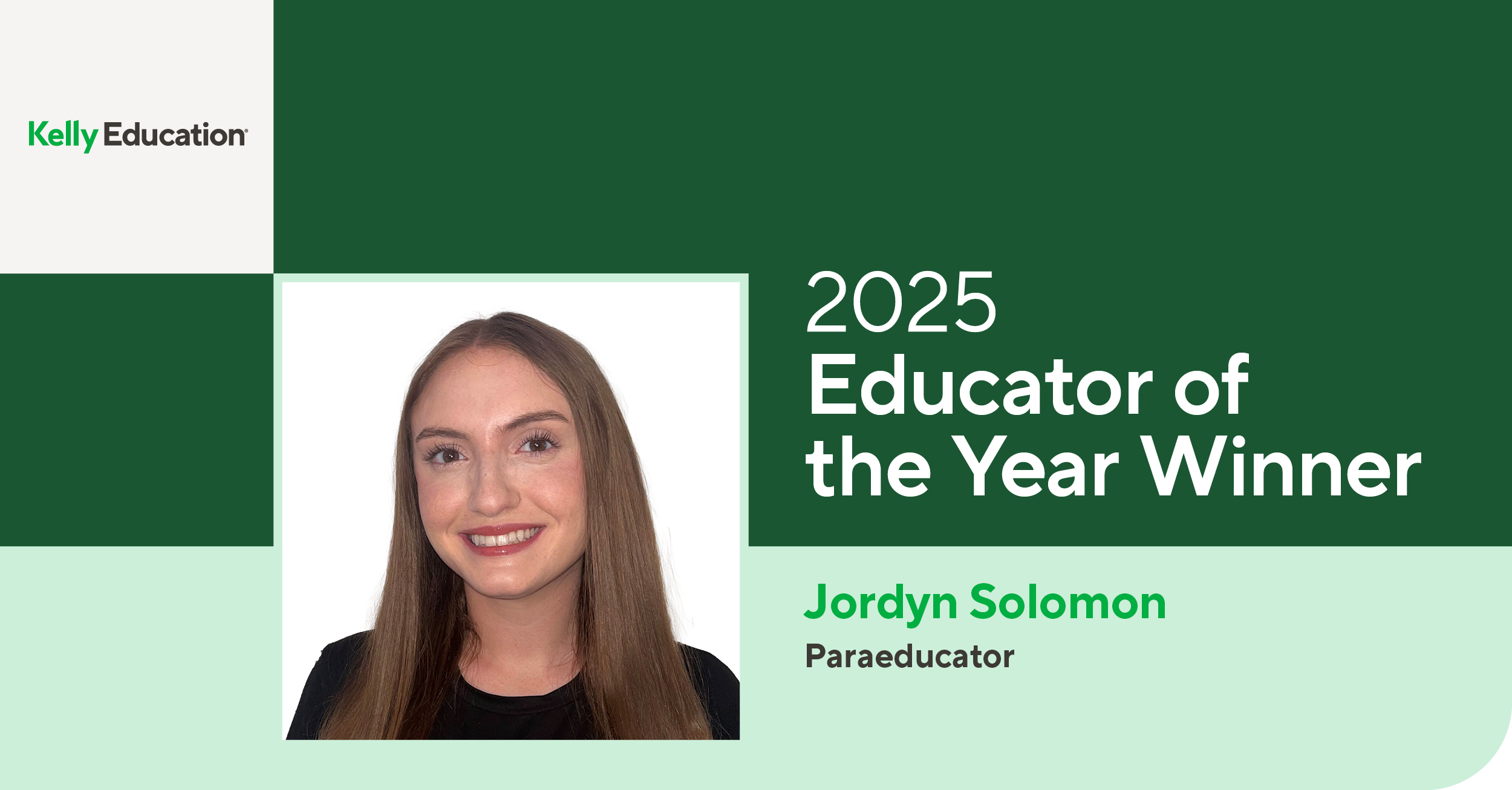 Jordyn Solomon, Paraeducator