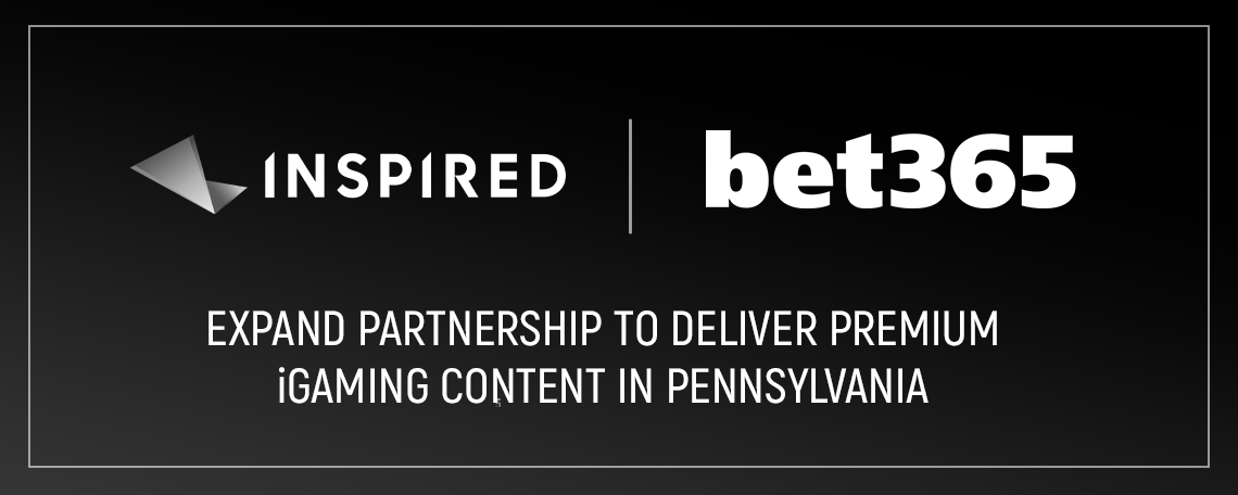 Inspired Entertainment and bet365 Expand Partnership to Deliver Premium iGaming Content in Pennsylvania