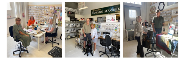 One of BERNINA’s exclusive dealers, Shoreline Sewing Machine Company, has relocated to The Velvet Mill, one of seaside village’s most historic buildings.