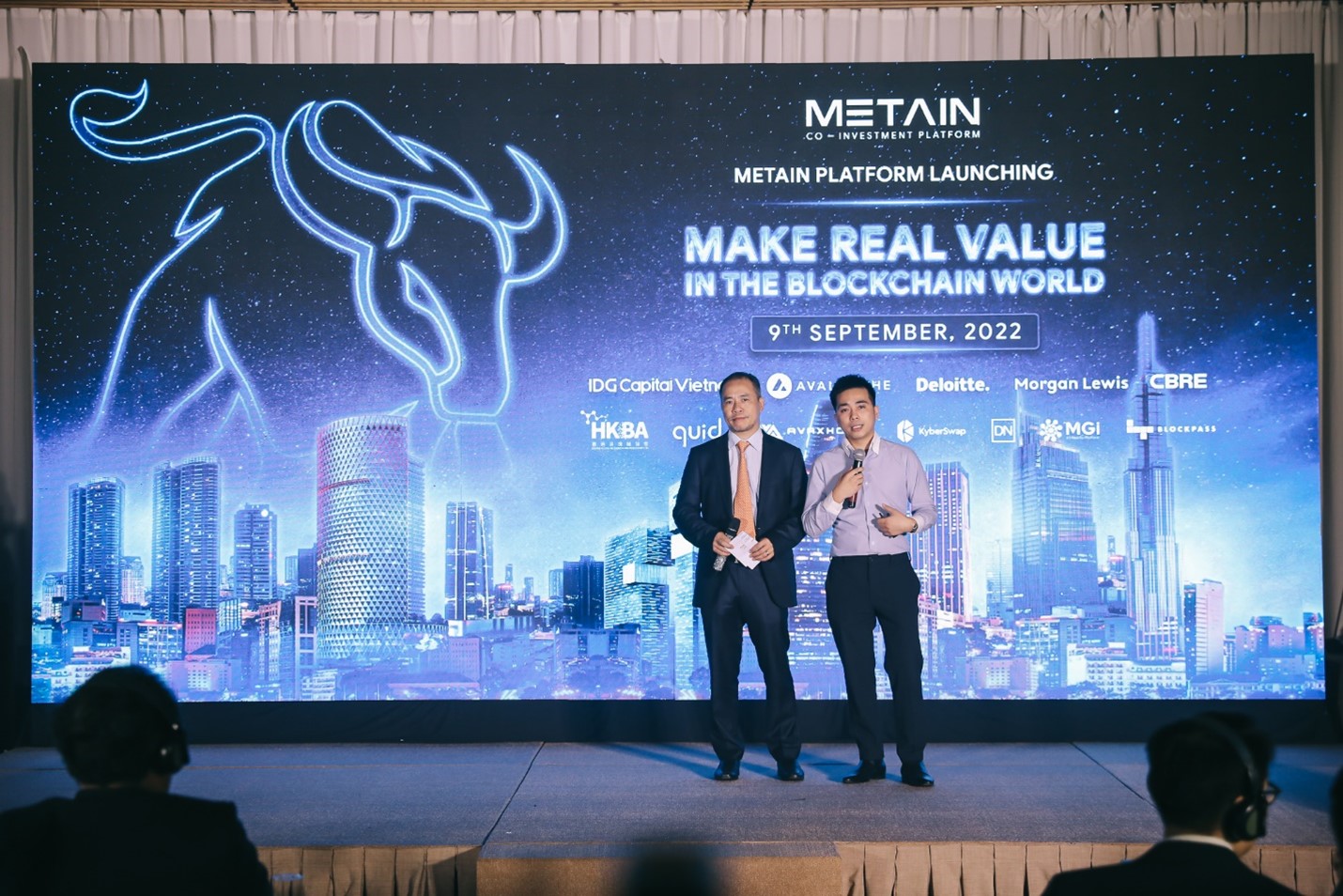 Mr. Duc Tran – IDG Capital Vietnam & Mr. Nhan Tran – CEO of Metain