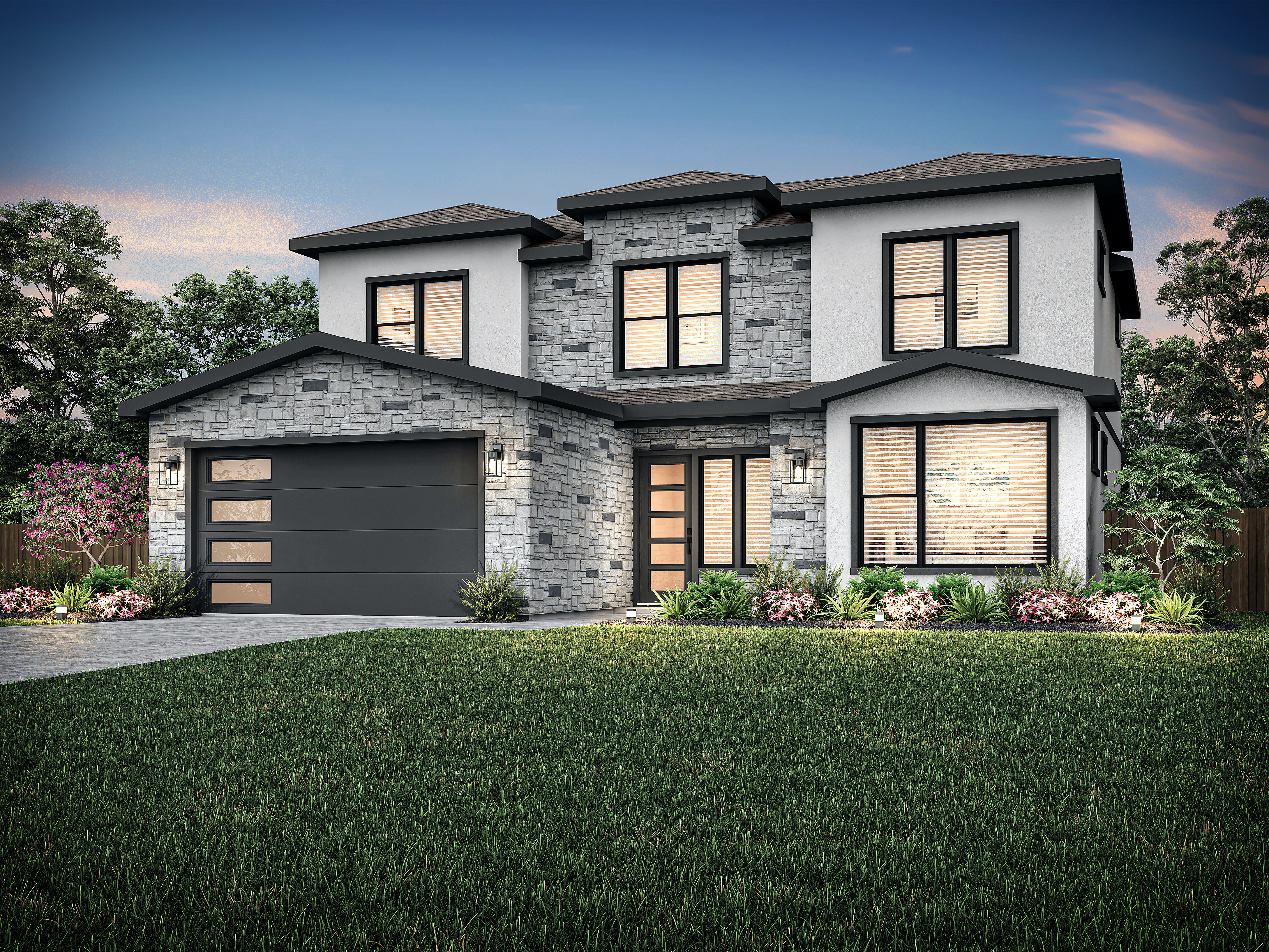 The Wright plan at Hallimore Ranch features six bedrooms, four bathrooms and a game room.