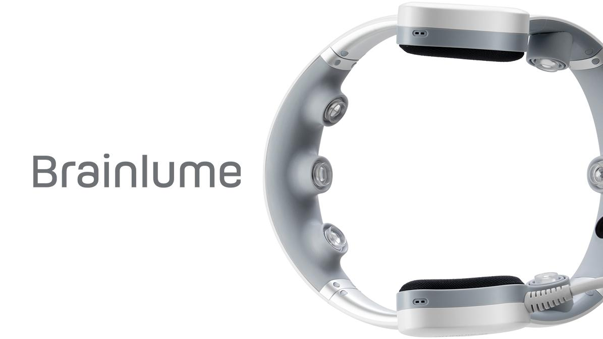 Brainlume wearable near-infrared light wellness headset
