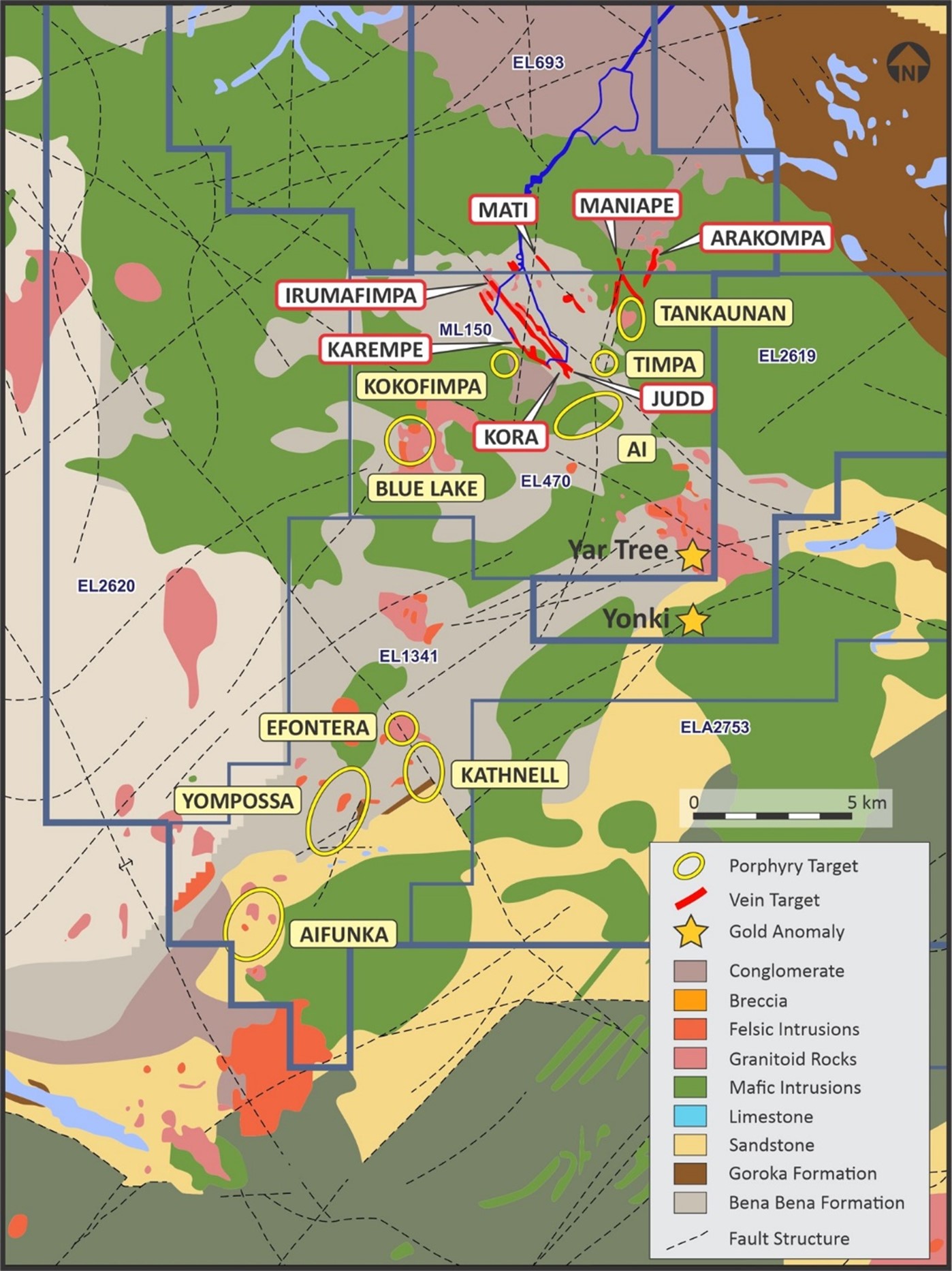 Figure 1 - Blue Lake Porphyry Project Location