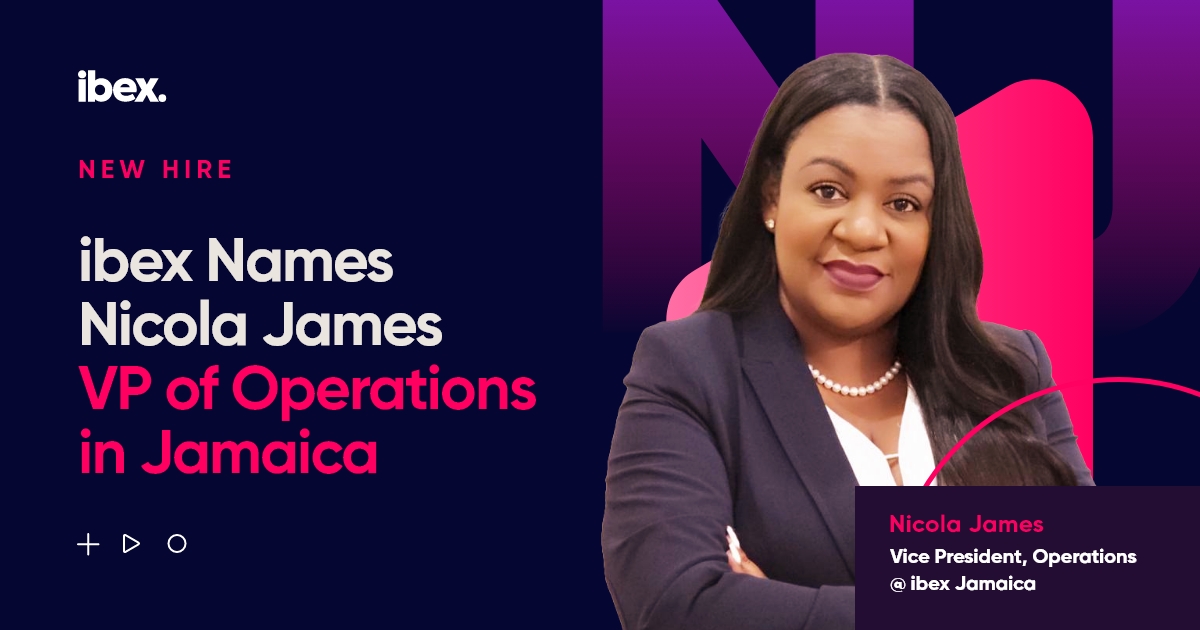 ibex Names Nicola James as Vice President of Operations in Jamaica
