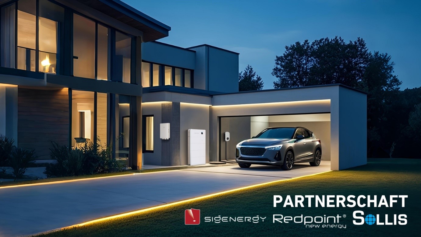Erweiterung der Vertriebskanäle von Sigenergy stärkt Marktpräsenz in Deutschland durch Partnerschaft mit Redpoint new energy und Sollis