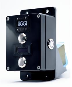 RGGI’s wireless pushbutton with OLED screen was designed for easy setup and deployment on any 2.4GHZ or 5GHZ WiFi compatible network
