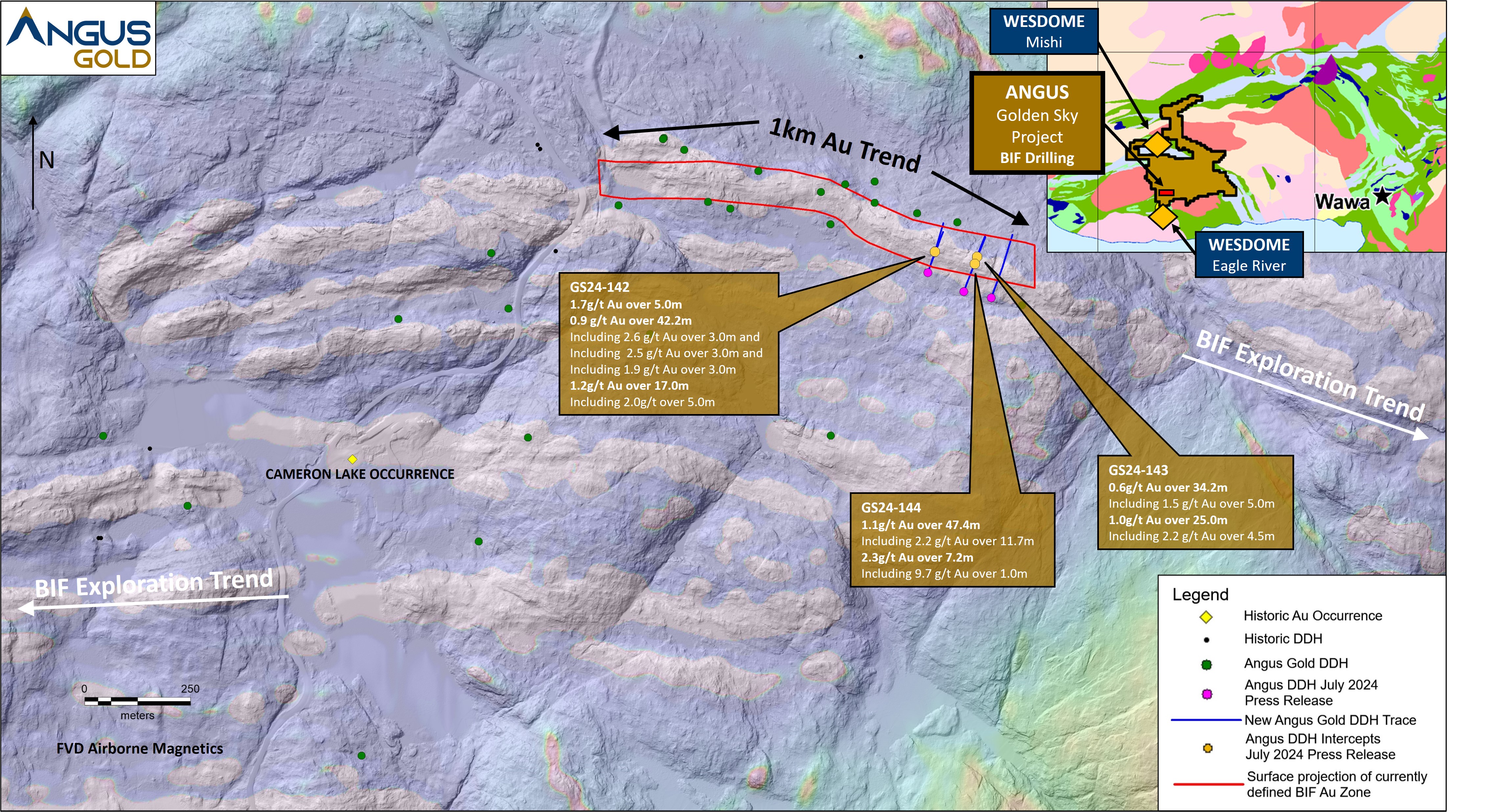 July 2024 - BIF Drilling Results