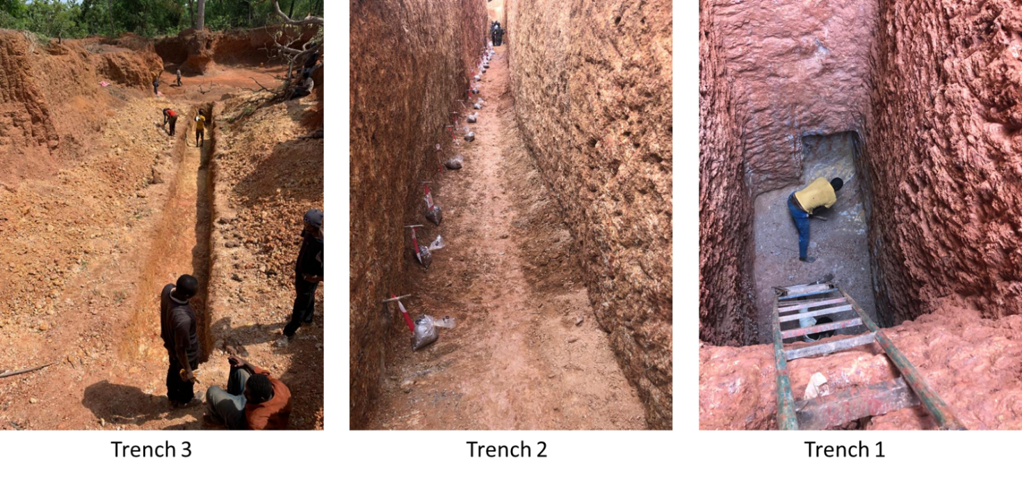 Figure 5: Trench Photos