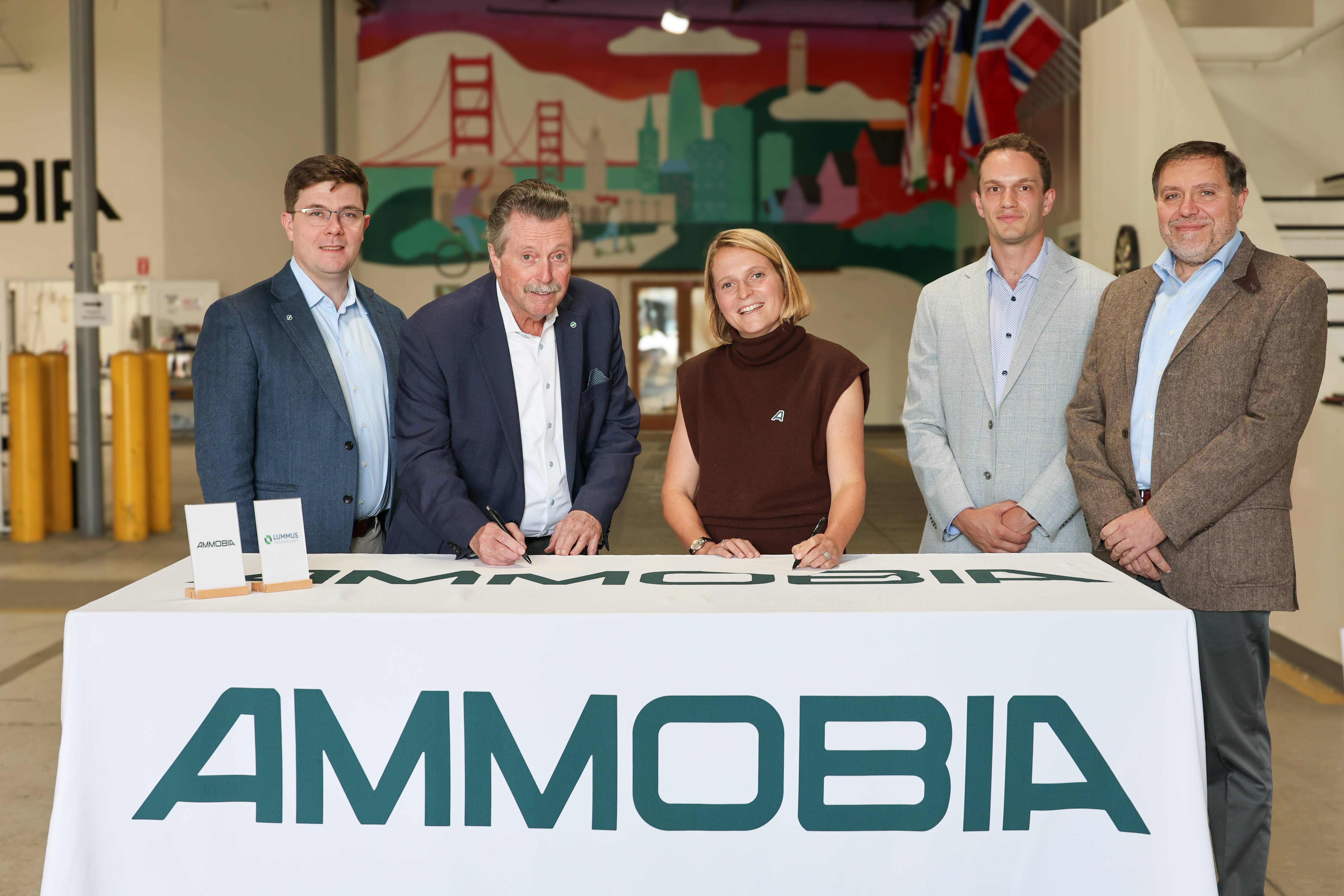 Ammobia and Lummus Technology Partnership