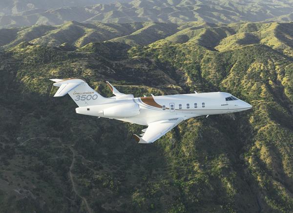 Bombardier célèbre la mise en service de l’avion Challenger 3500 du client de lancement de son programme