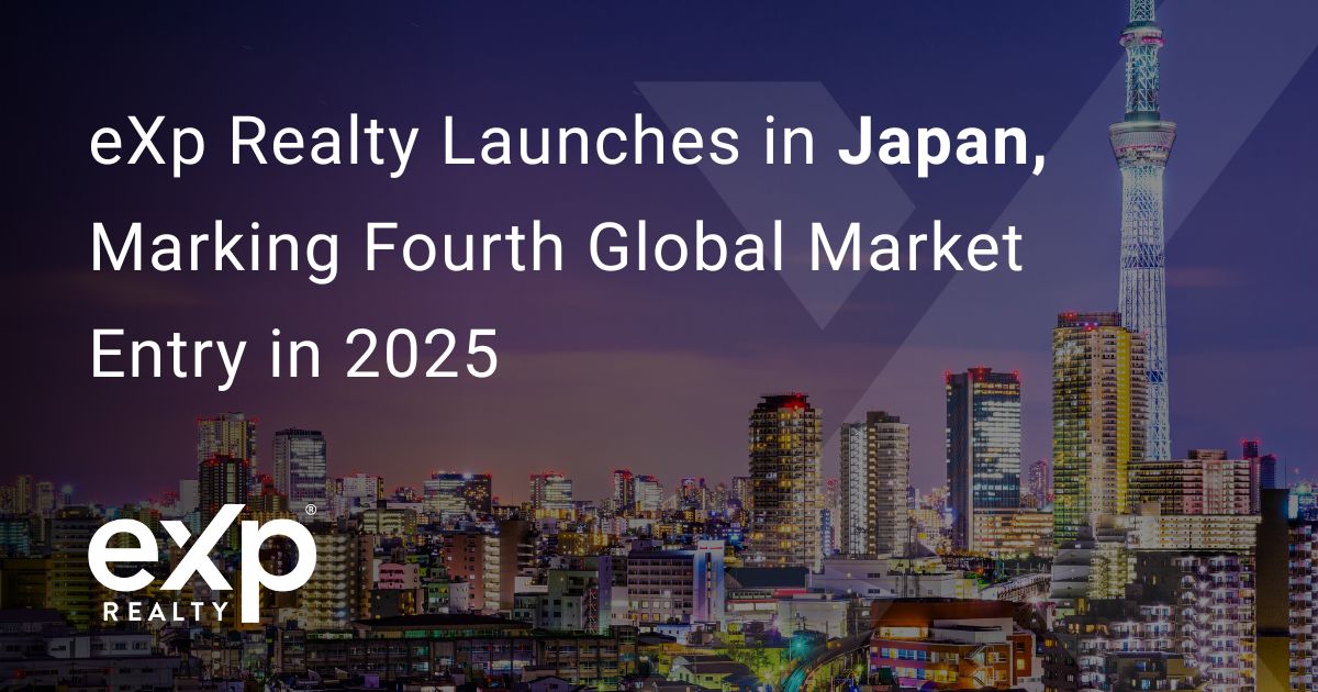 Japan joins eXp’s growing Asia Pacific region as more agents seek models offering freedom, ownership and global reach.