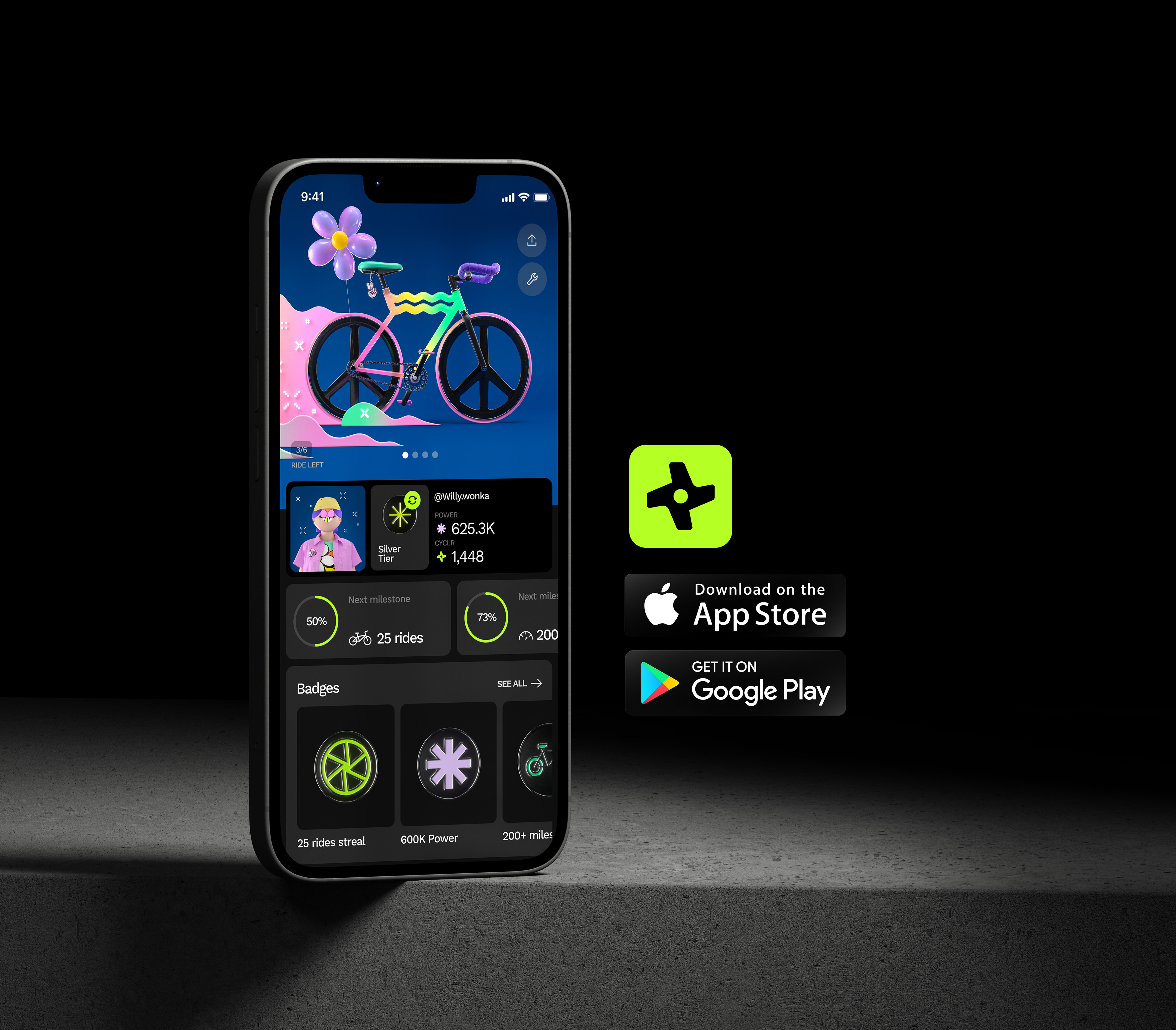 Next-Generation Fitness App W3:Ride Will Pay Users to Be Active and Convert Biking Energy to Real-Life Rewards thumbnail
