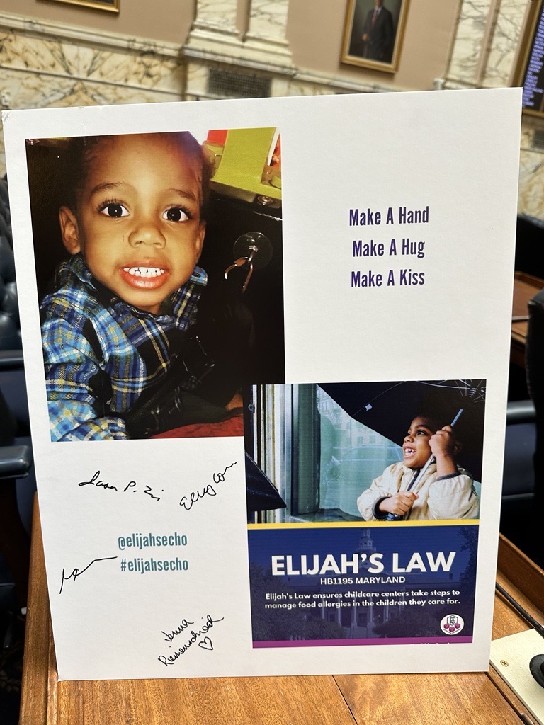 Elijah's Law signed into law in Maryland