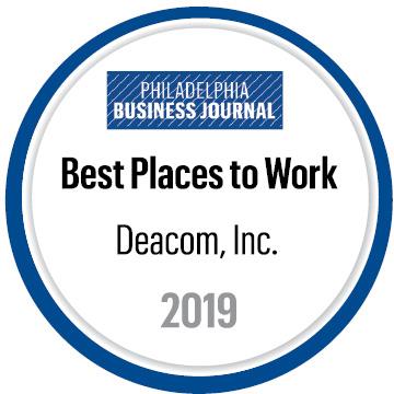 Deacom earns 2019 Best Place to Work award.