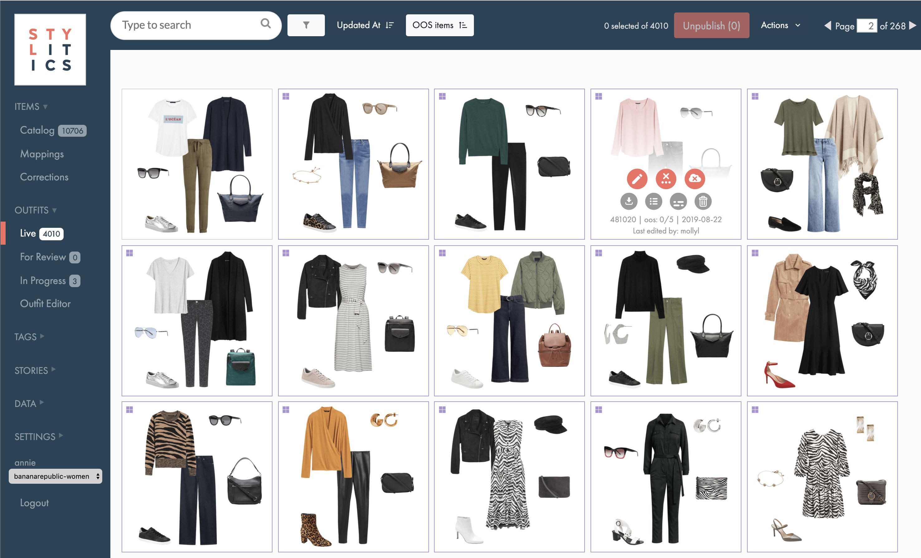 Stylitics Outfitting and Styling Platform for Retailers