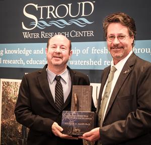 Michael E. Mann receives Stroud Award for Freshwater Excellence