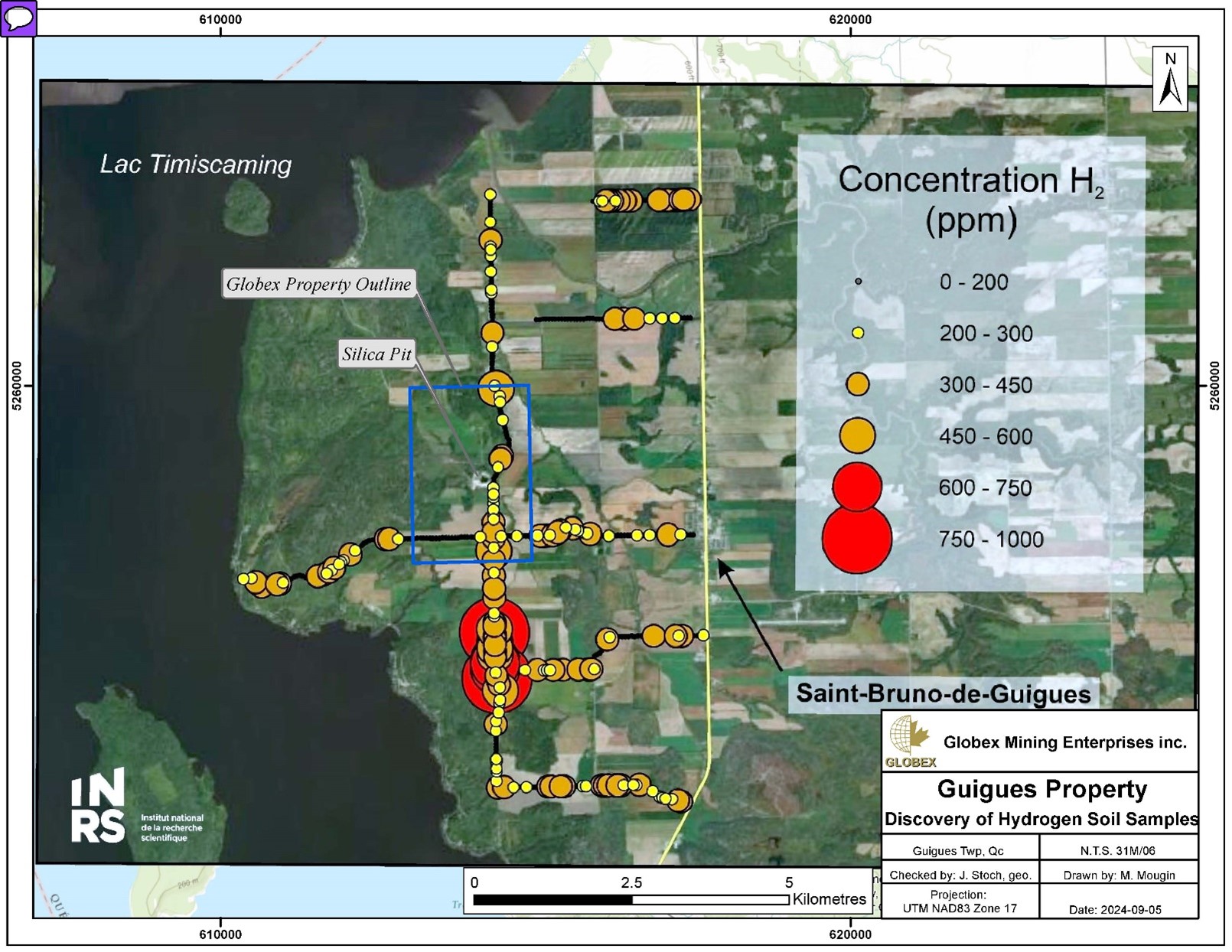 Exploring Hydrogen Potential: Unexpected Findings at Guigues Silica Property