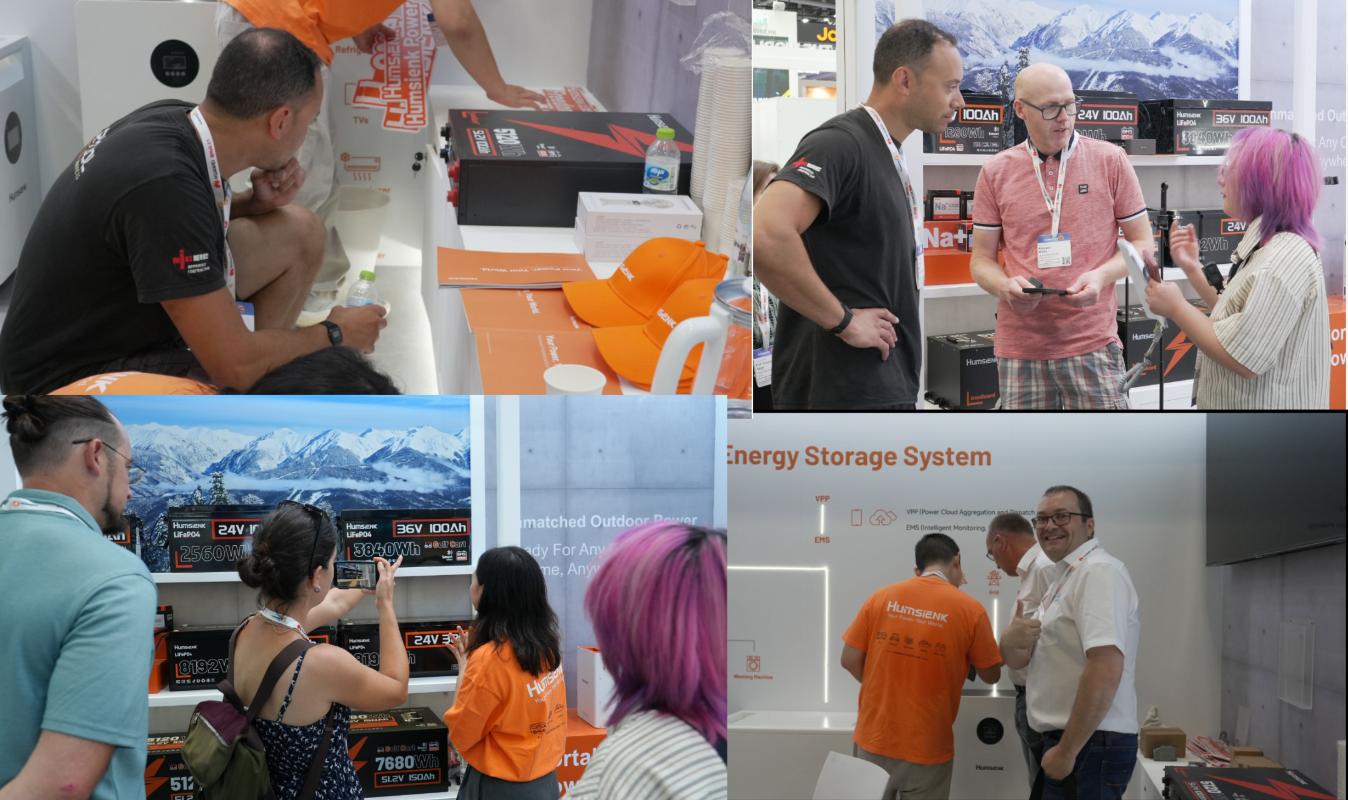 Creators and Humsienk Executives at Intersolar Europe