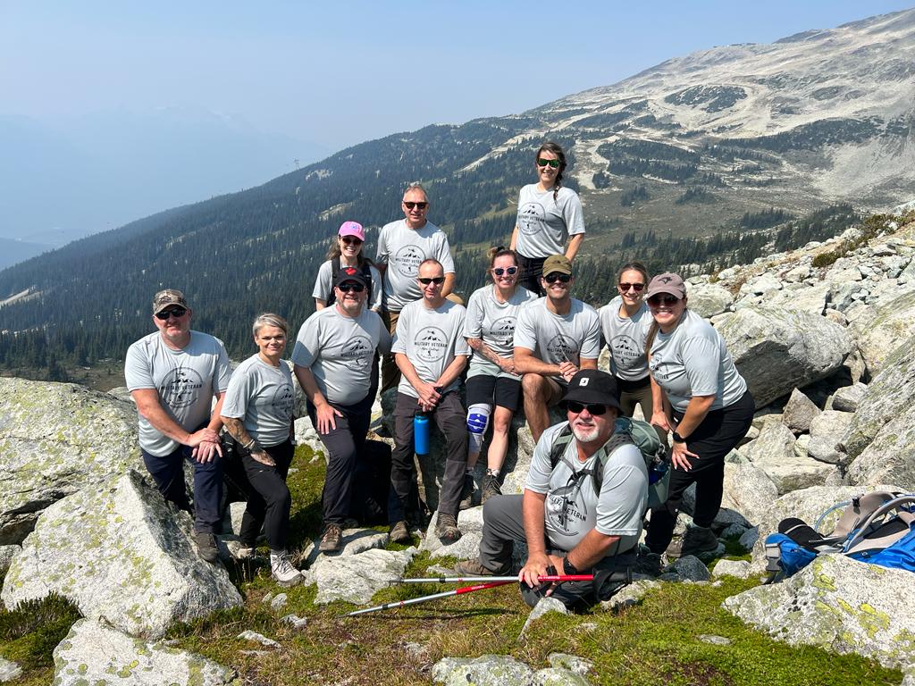 Military Veterans living with chronic pain from across Canada completed the second annual Military Veterans Alpine Challenge on Saturday, August 19 in Whistler, British Columbia.