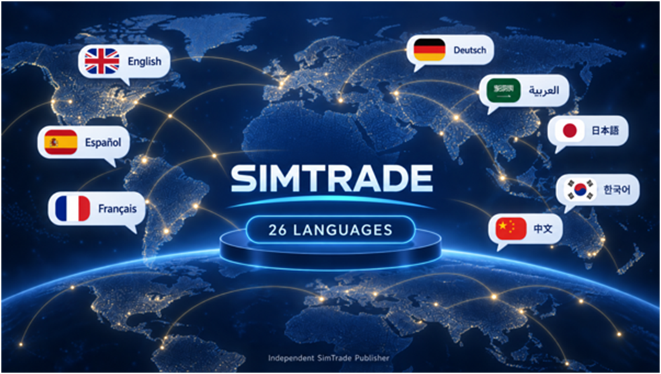 SimTrade Expands Multilingual Publishing to 26 Languages