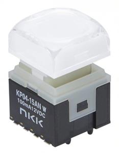 NKK KP04 illuminated switches are available in both RGBP full color spectrum and RGBW color with white illumination options.