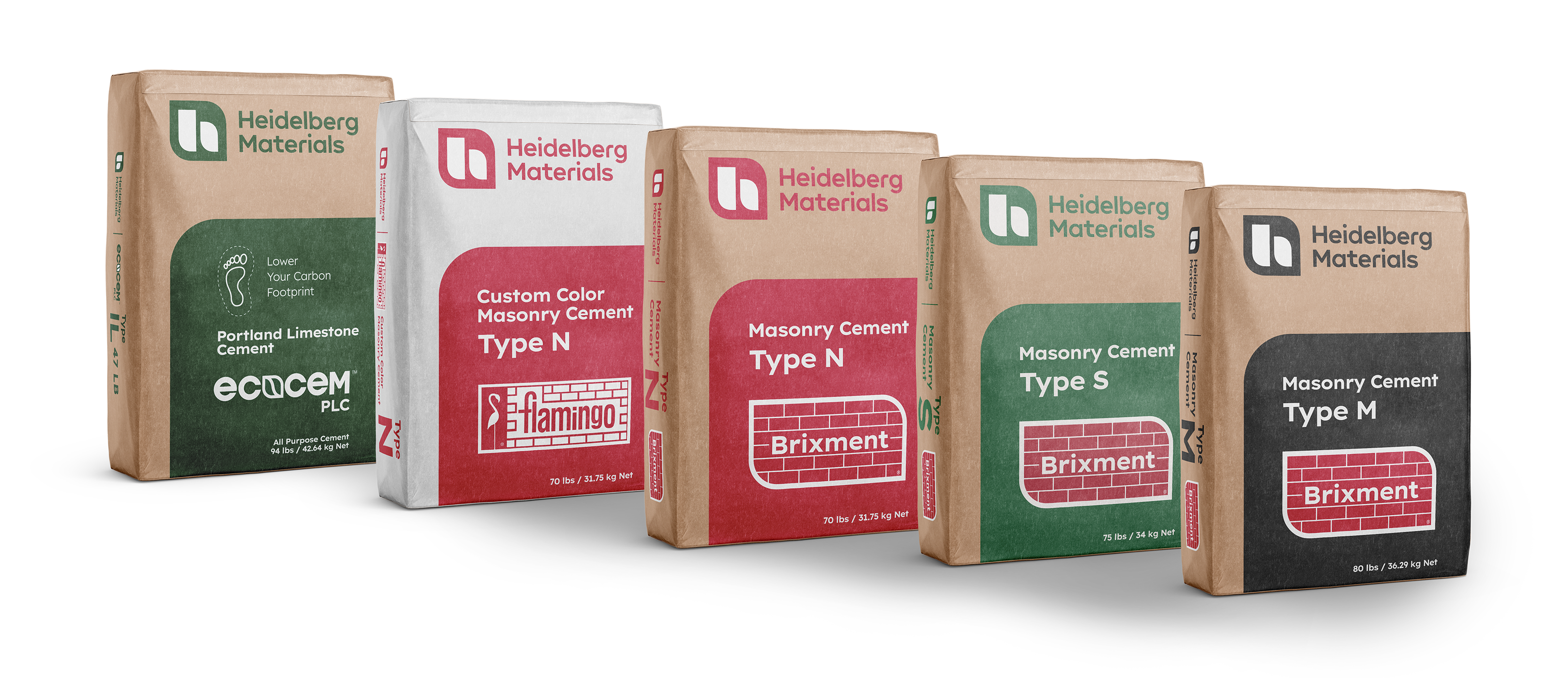 Heidelberg Materials New Cement Bag Designs