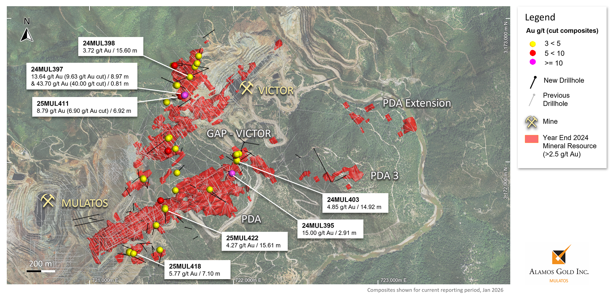 Figure 4: Puerto Del Aire – New Exploration Highlights, Plan View image