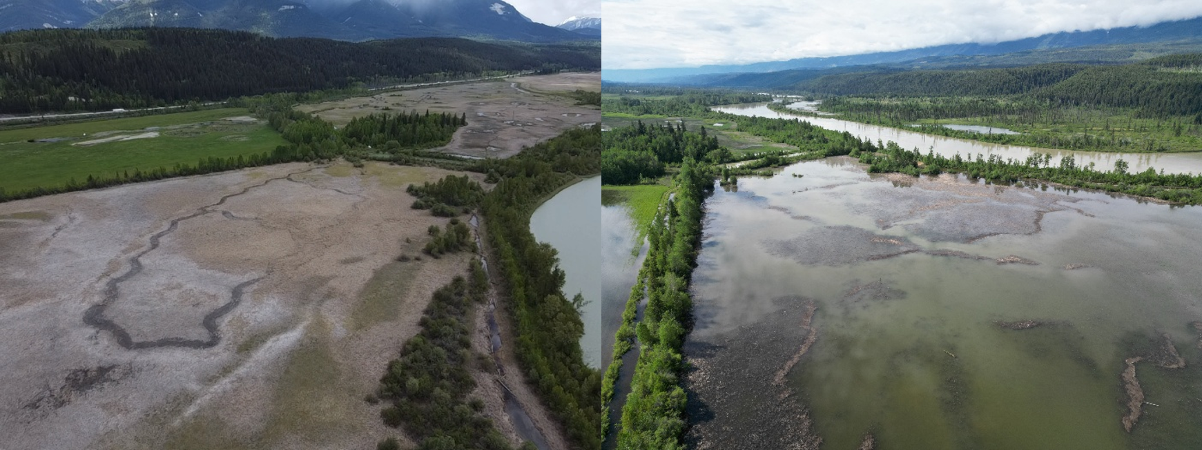 Bummers-Moberly Marsh, before and after images: Bummers-Moberly Marsh, before and after images from Ducks Unlimited Canada work in 2025-2026.
