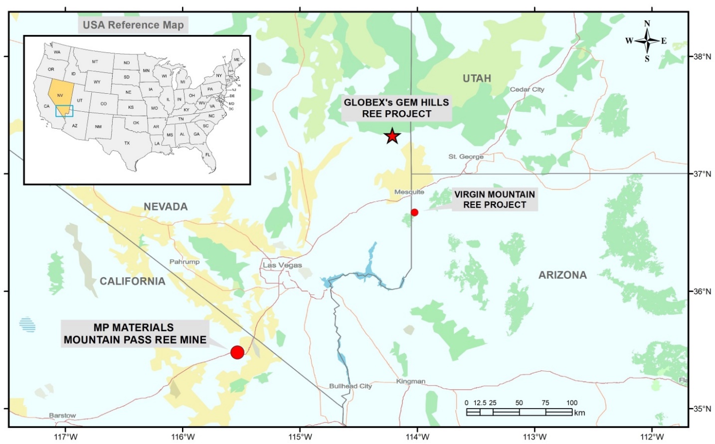 Globex Discovers Rare Earth Mineralisation in Nevada