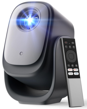 Compact 1080p Projector for Bedrooms & Small Spaces