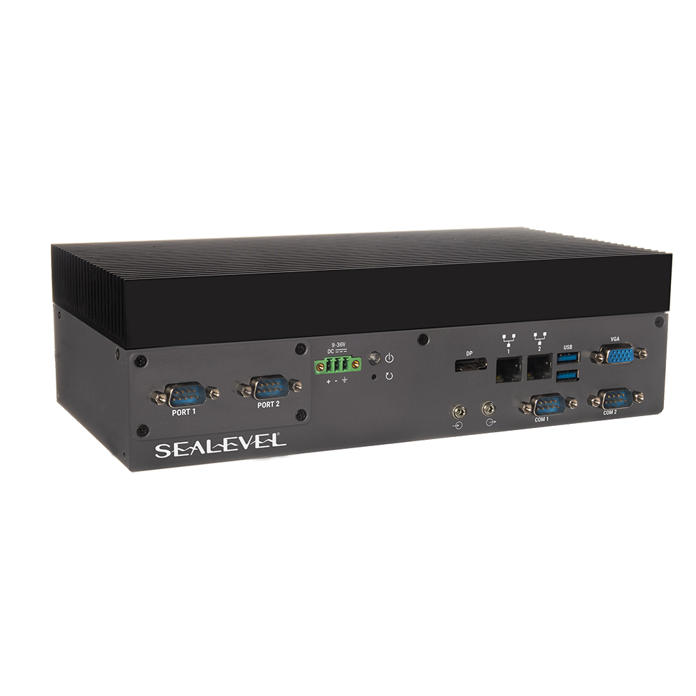he Flexio Computer, powered by an Intel industrial processor, features an RS-232/422/485 serial port, an RS-232 serial port, USB 3.1 ports, Gigabit Ethernet ports, DP++ port, and VGA port as a base system with flexible, configurable I/O options to fulfill specific application requirements.
