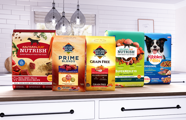 photo of dog food products