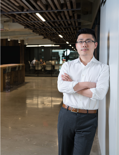 Founder & CEO, Tim Hwang, at FiscalNote's global headquarters in Washington, DC, located on Pennsylvania Avenue directly between the US Capital and the White House. With other offices in the US, Belgium, India, and Korea, FiscalNote serves customers all over the world.
