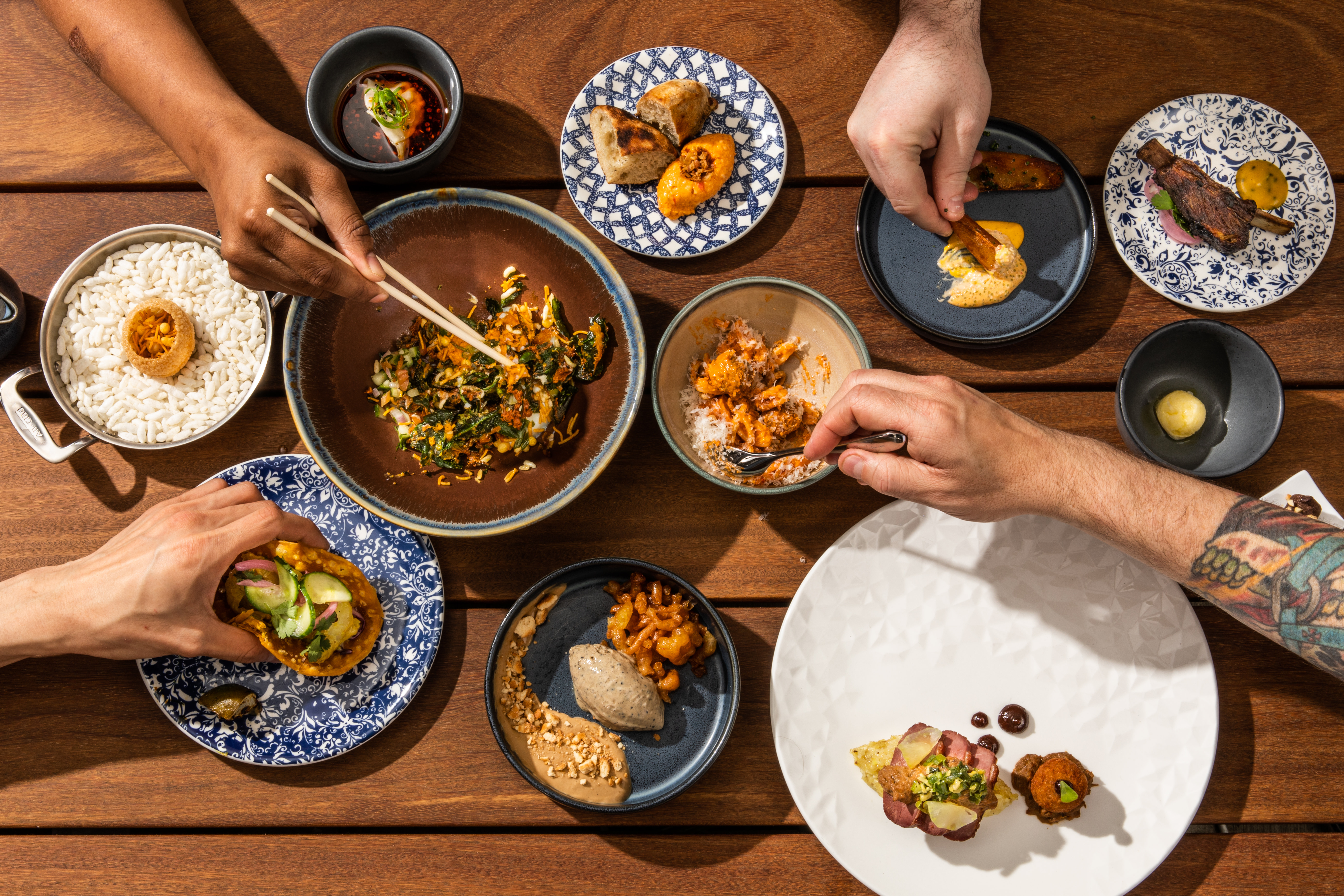 Agni in Columbus' Brewery District is led by Chef Avishar Barua, one of Columbus' three 2025 James Beard Awards semifinalists | Photo by Erika Gene Clark Photography