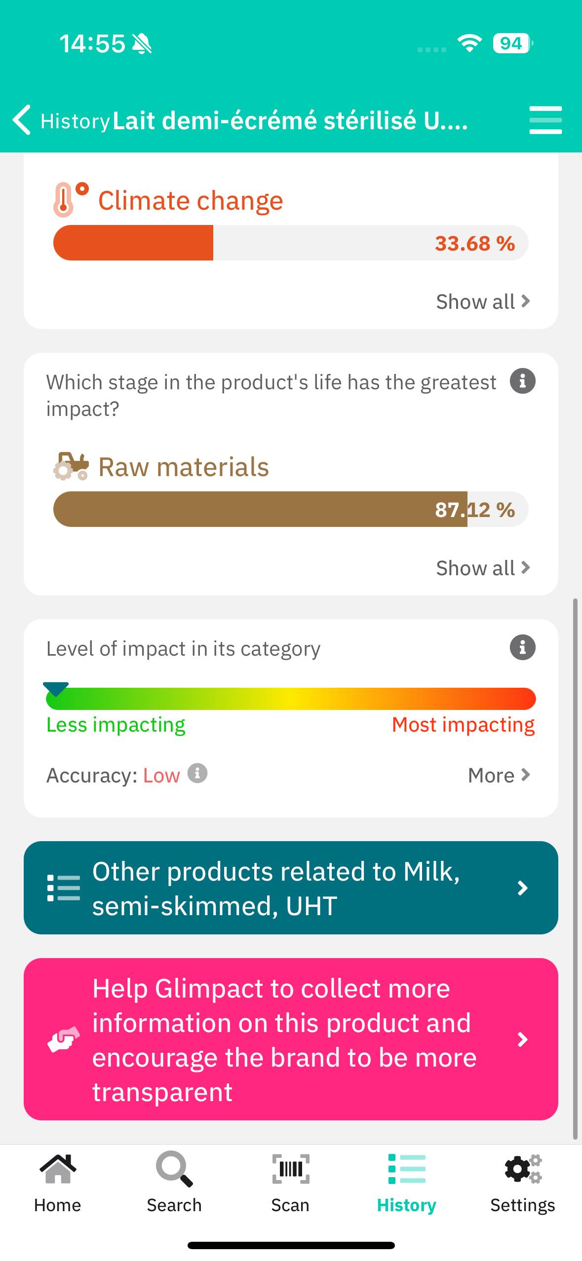 In addition to the launch of Glimpact North America, the company plans to introduce two new mobile apps — GlimpactScan (pictured) and MyGlimpact — to promote ecological awareness and share Glimpact’s vision of environmental sustainability with U.S. corporations and consumers.