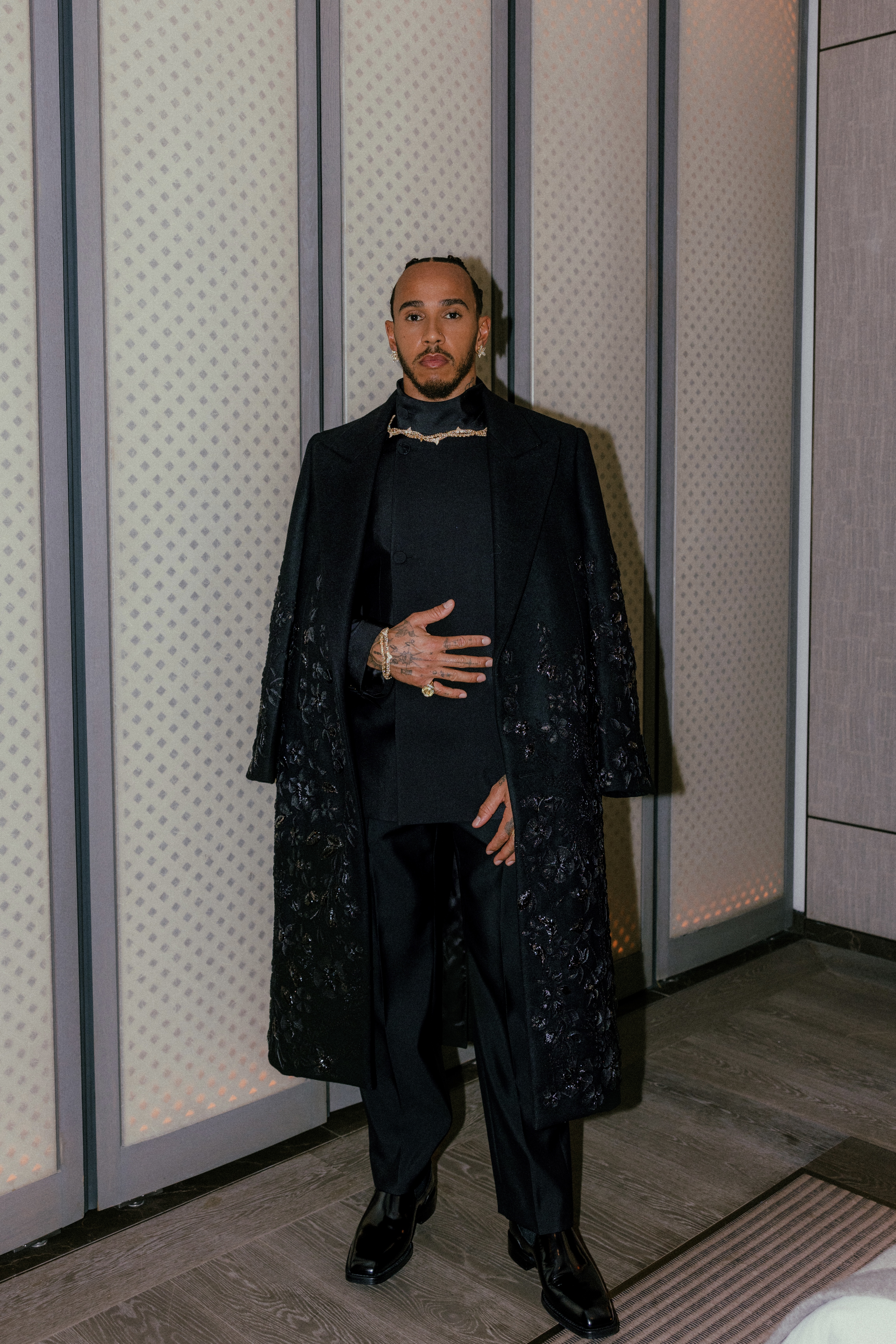 Lewis Hamilton - Burberry Guests at the Met Gala 2024 