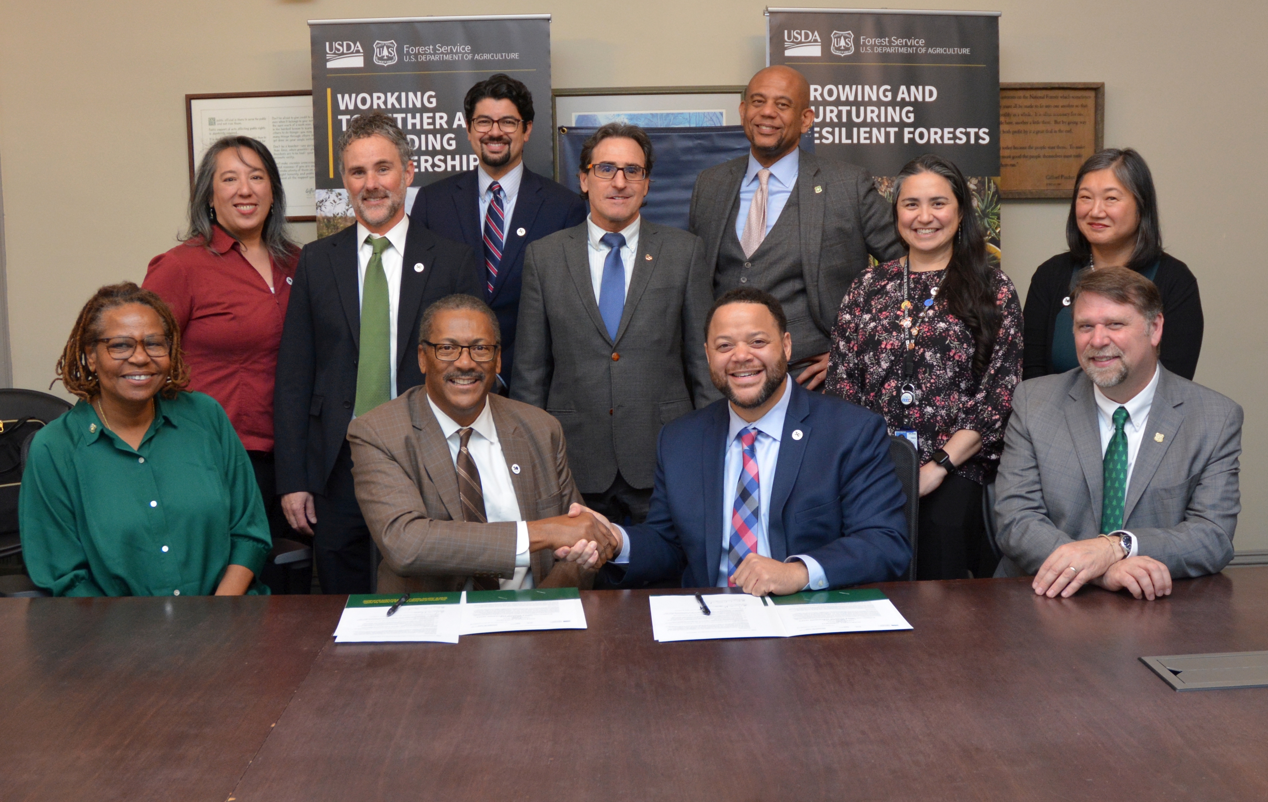 AmeriCorps Forest Corps signing