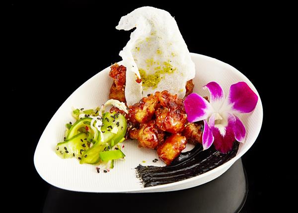 Haddadian's Winning Top Ten Dish- 
Asian-Inspired Sweet’n Spicy Cauliflower Bites

