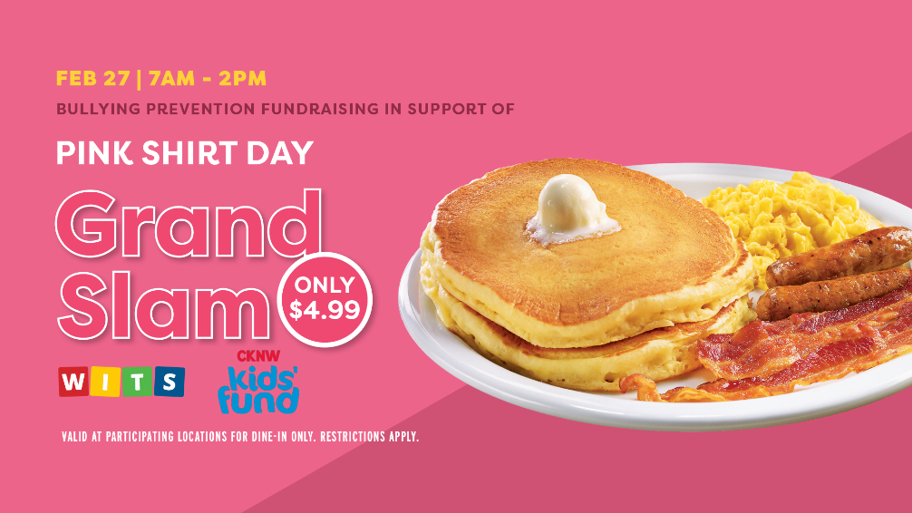 2. Pink Shirt Day - Denny's Canada Grand Slam Fundraiser - 270224