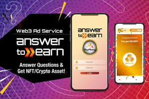 Answer-to-Earn: A new 'X-to-Earn Web3 ad service on the PlayMining GameFi platform that allows companies to distribute short survey quizzes to advertise their brand. Users who answer a quiz can win DEAPcoin cryptocurrency tokens in return.