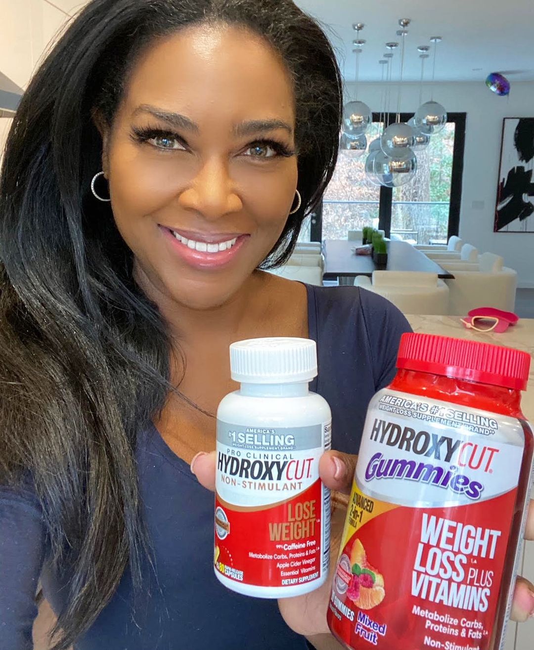 Kenya Moore with Hydroxycut Pro-Clinical Non-Stimulant and Hydroxycut Gummies 