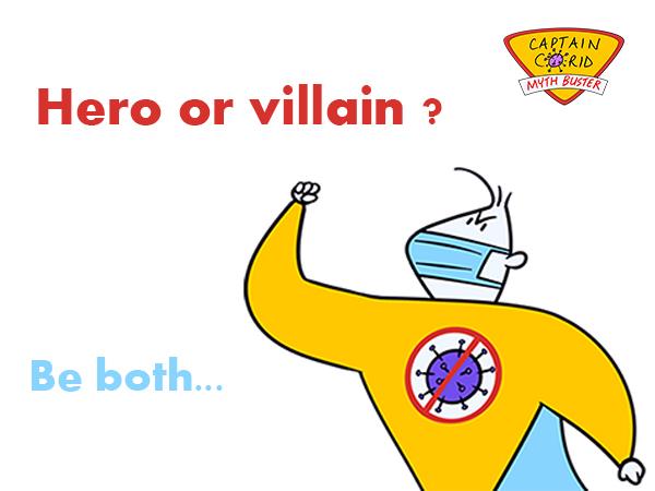 Introducing the myth busting Captain CO-RID by INVNT, Viskatoons and Abes Audio, who calls on Aussies to become everyday heroes – and villains against COVID-19. Which WHO Myth Busters do you want him to tackle next?
