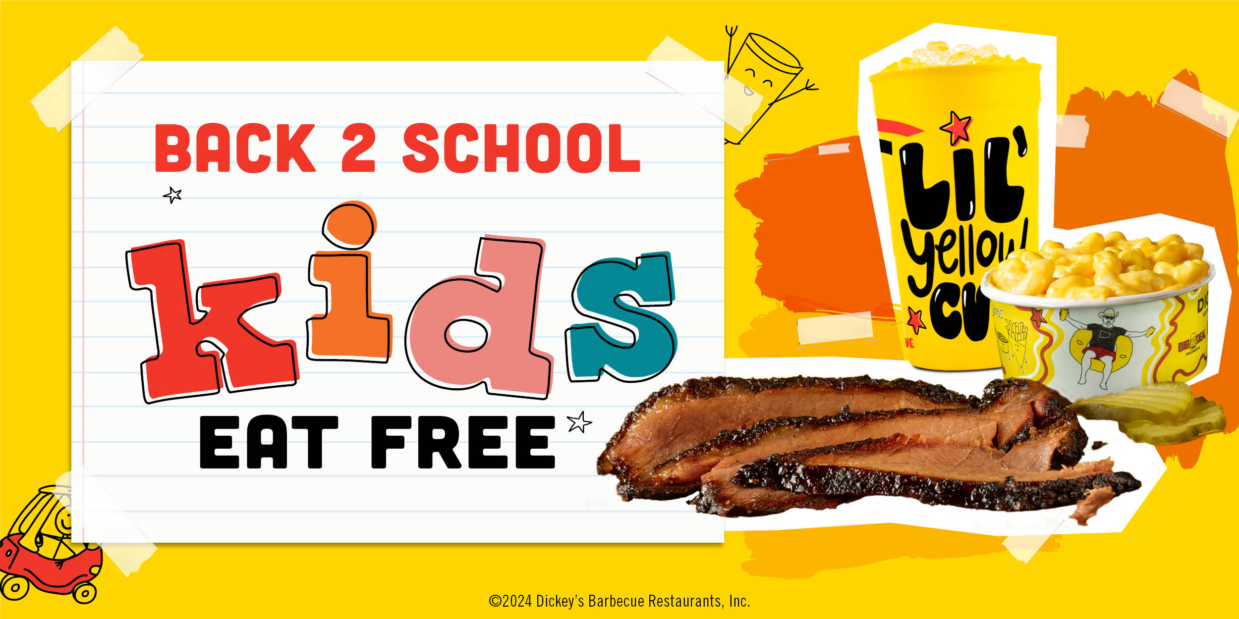 Back to School Deals with Dickeys Barbecue Pit